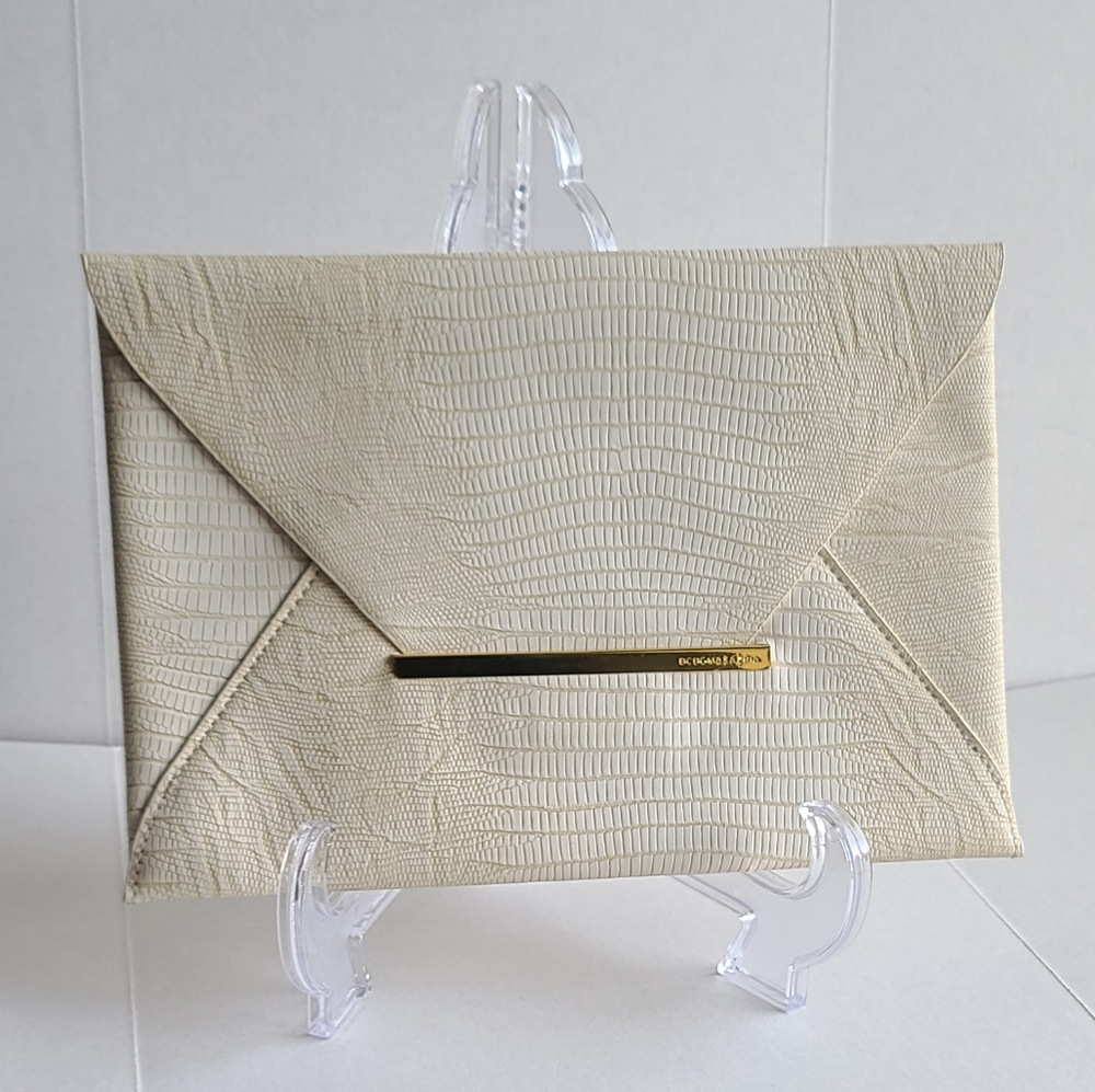 BCBGMaxAzria Harlow Embossed Envelope Clutch